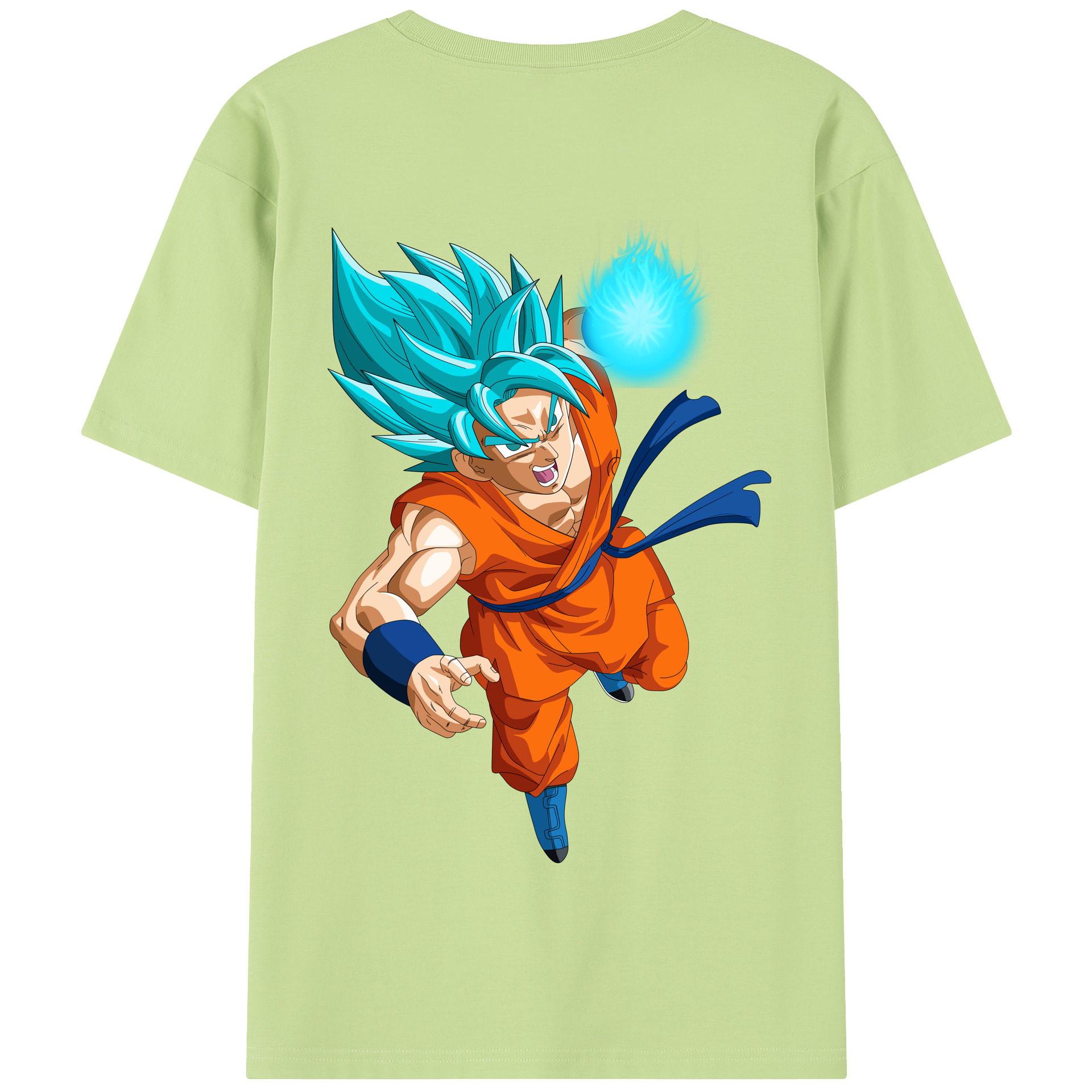 （画像用） ドラゴンボール 孫悟空（そん ごくう）Son Goku カカロット DRAGON BALL Kakarotto 綿100％半袖Tシャツ（背面プリント）